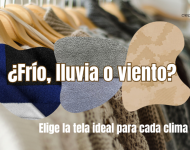 ¿Frío, lluvia o viento? Elige la tela ideal para cada clima